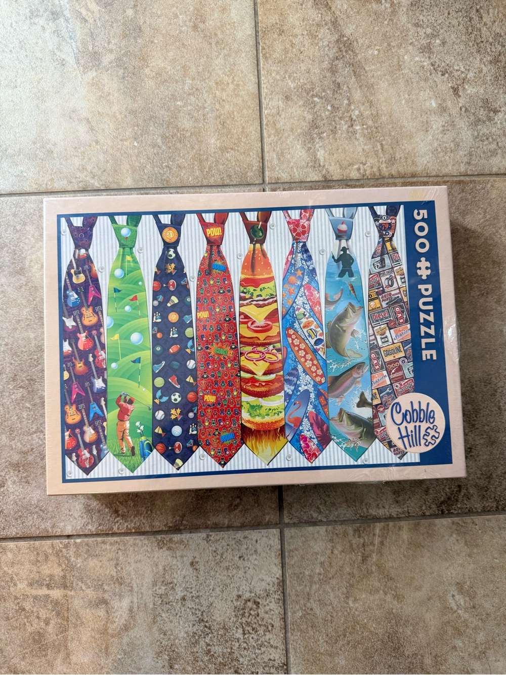 COBBLE HILL “Father’s Day Ties” 500-Piece Puzzle